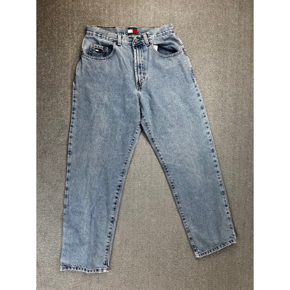 Tommy Hilfiger Vintage Triple T Jeans Size 8 Y2K High Rise Straight Leg